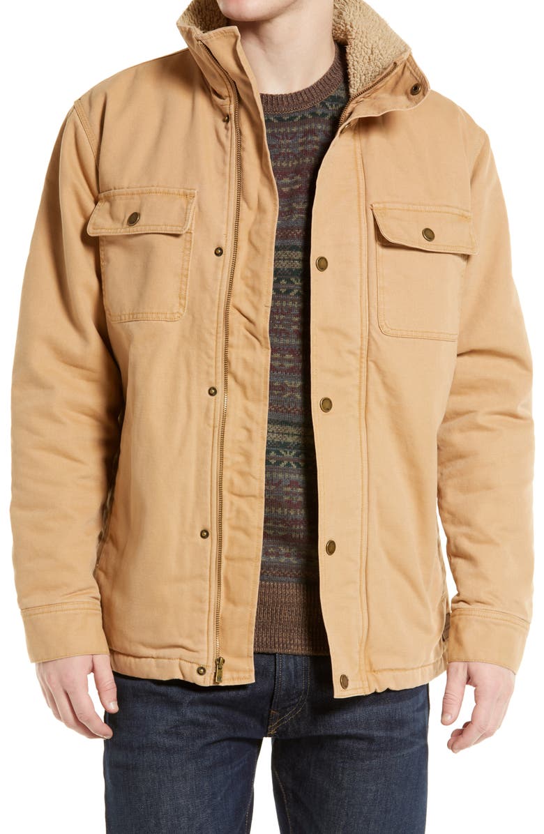 The Normal Brand Cotton Canvas Chore Coat, Main, color, Camel