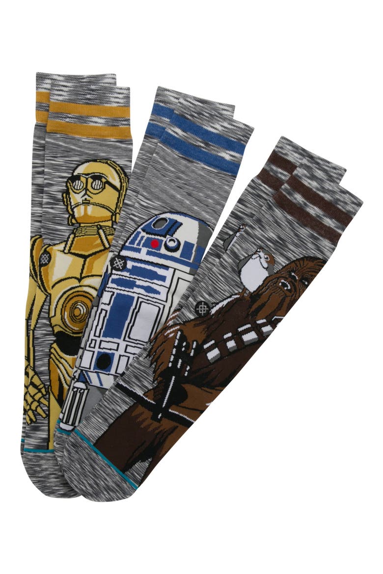 Star Wars™ - Sidekick 3-Pack Socks, Alternate, color, GREY MULTI