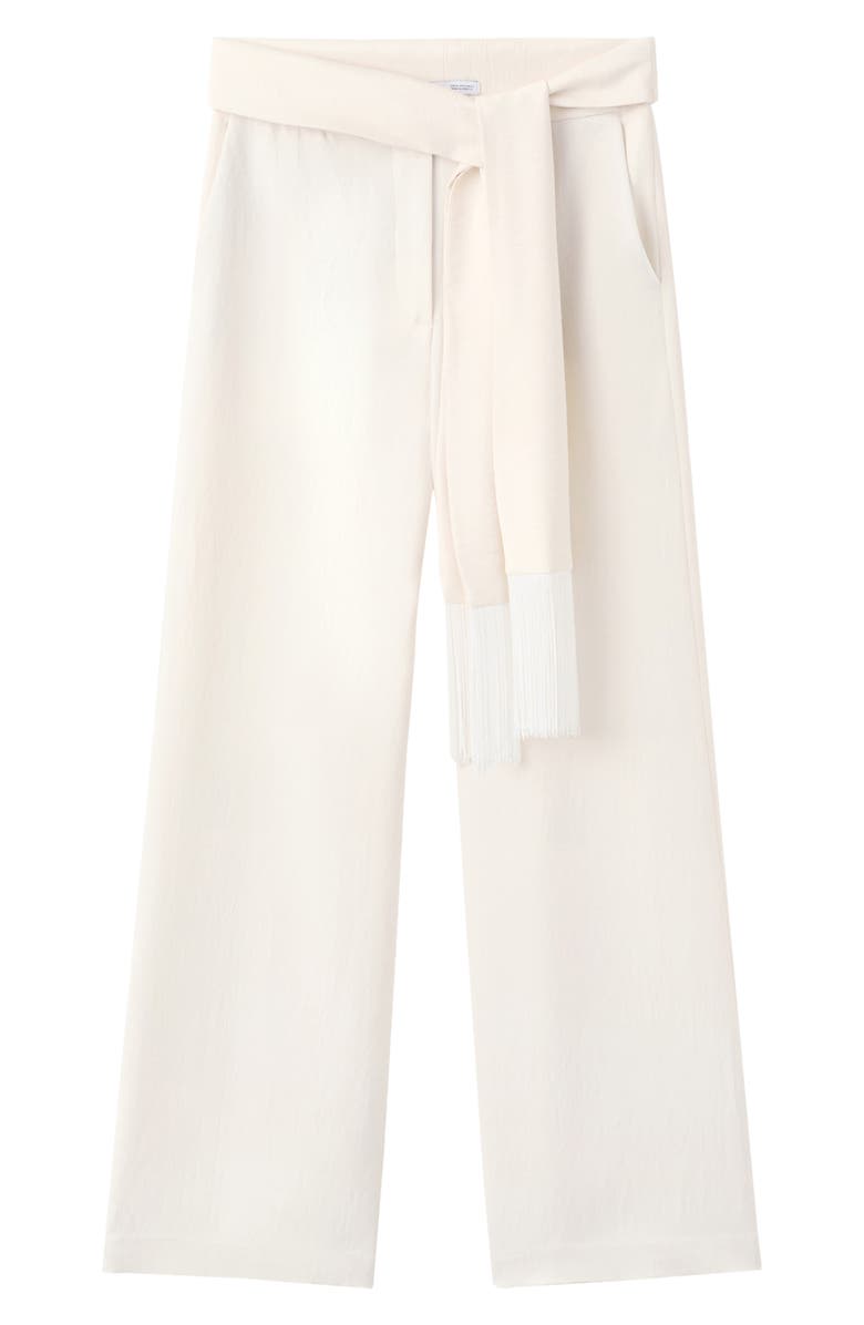 MANGO Belted Straight Leg Pants, Main, color,