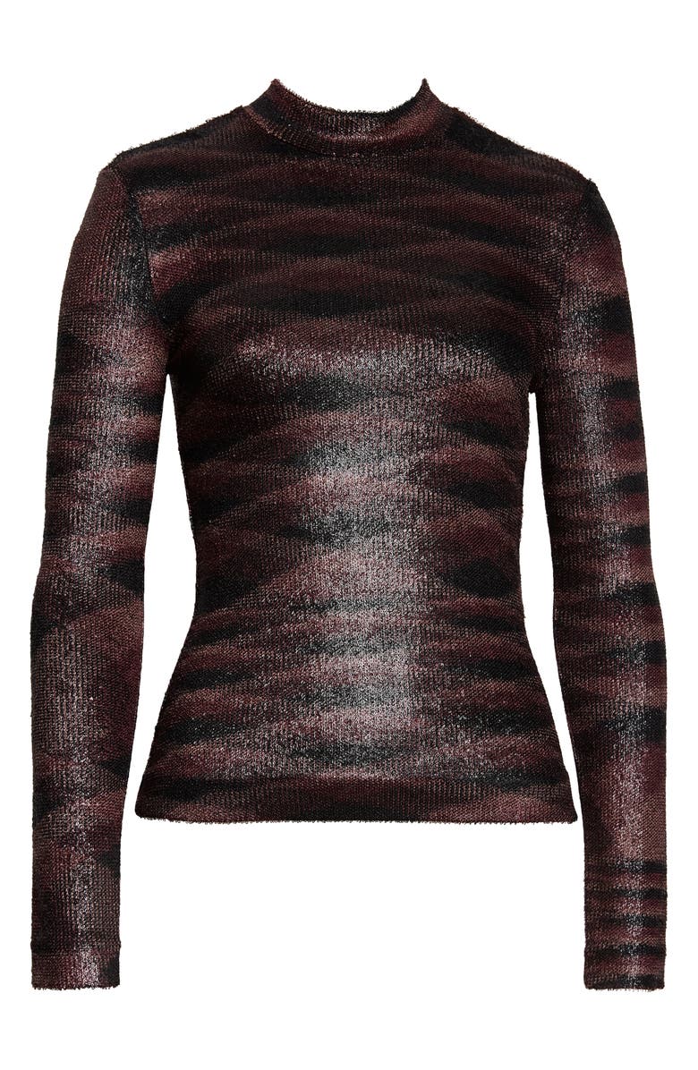 Missoni Flame Pattern Coated Sweater, Alternate, color, F903j Multi Brown And Black