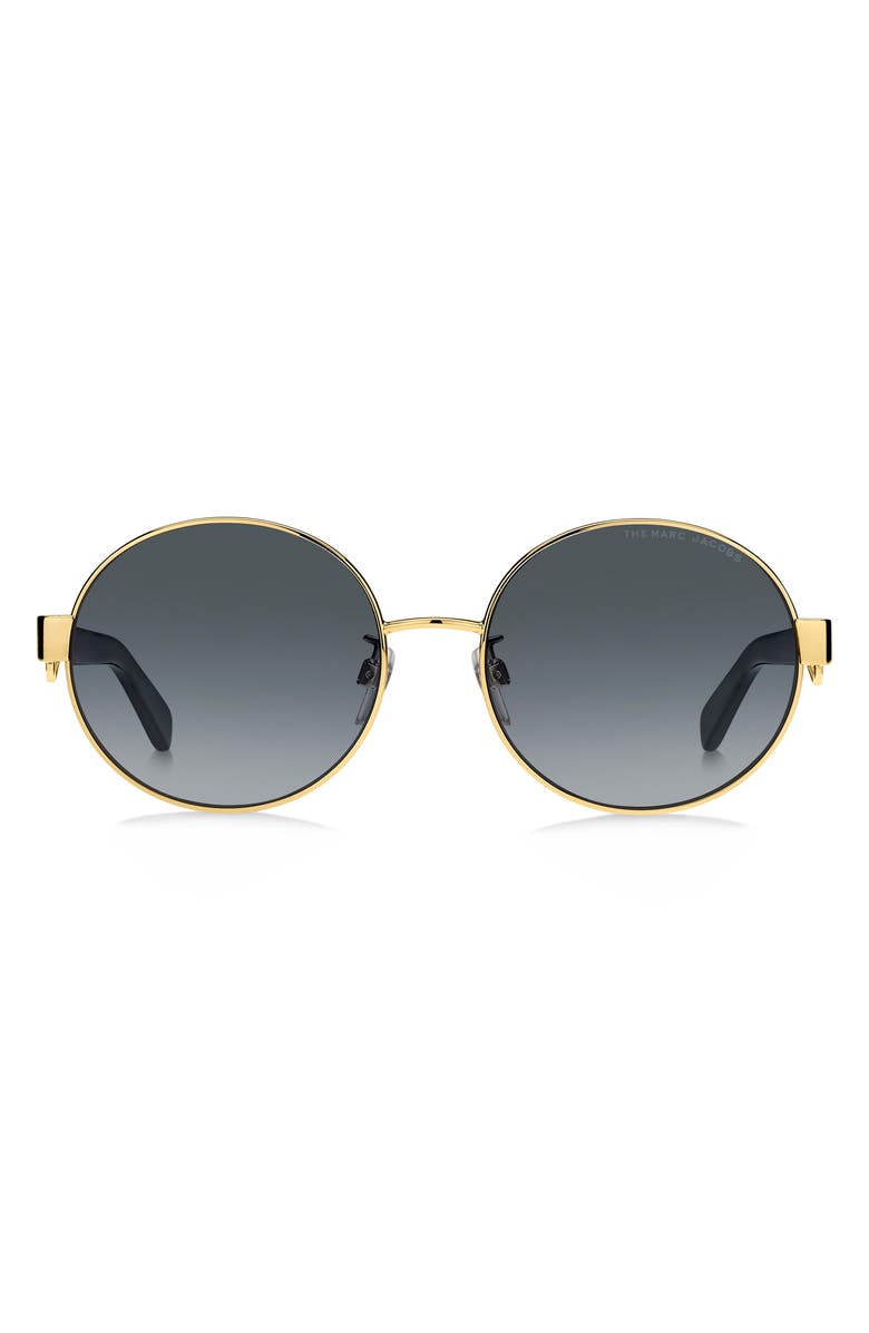 Marc Jacobs 56mm Gradient Round Sunglasses, Main, color,