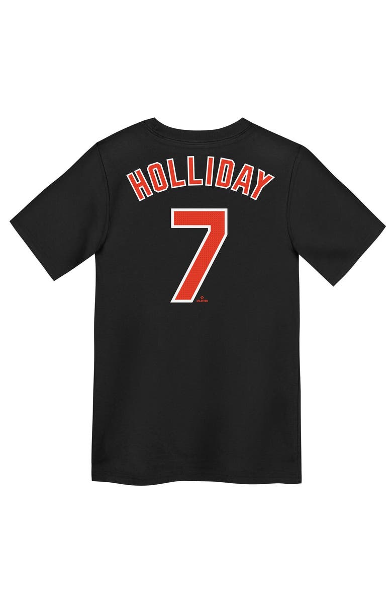 Nike Preschool Nike Jackson Holliday Black Baltimore Orioles  Name & Number T-Shirt, Alternate, color, 