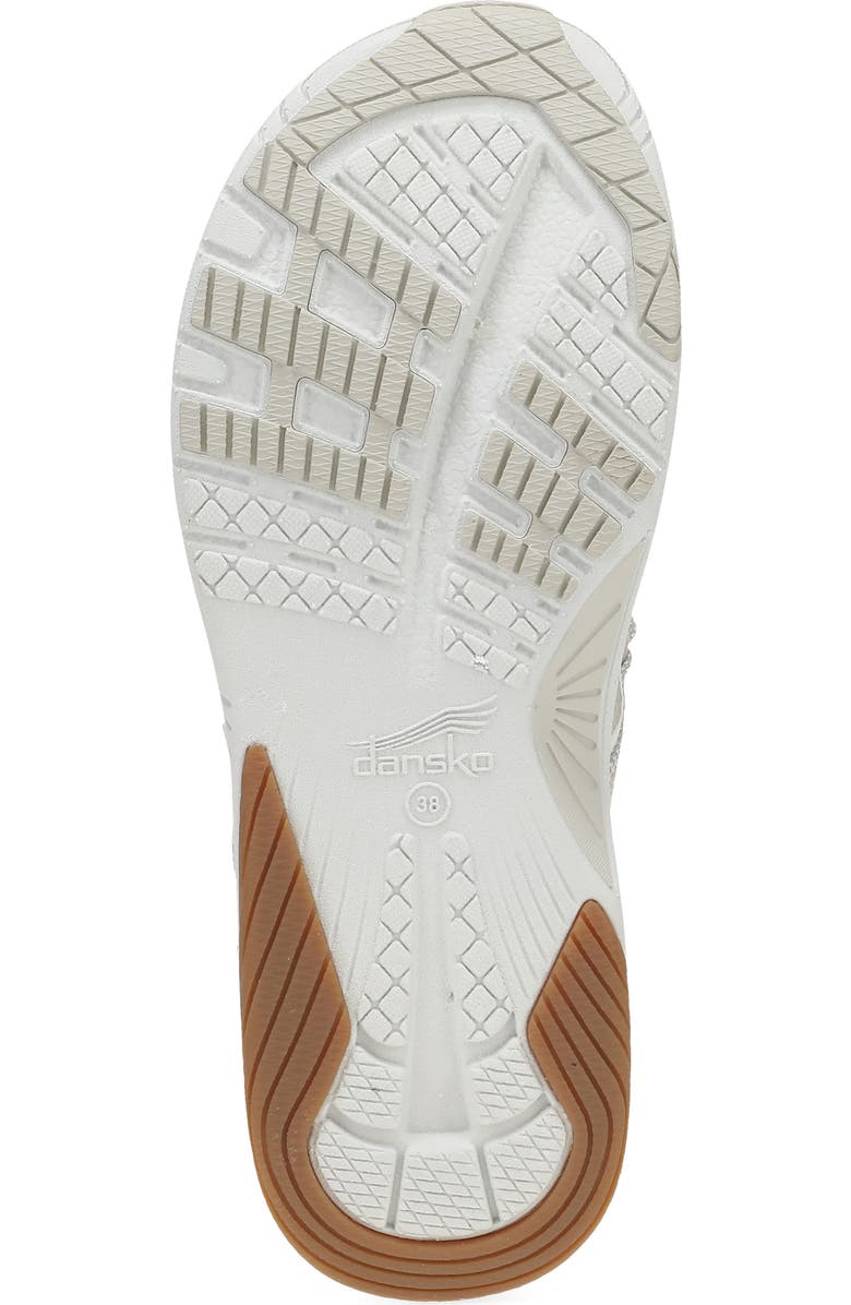 Dansko Rosemary Platform Flip Flop, Alternate, color, Silver Metallic