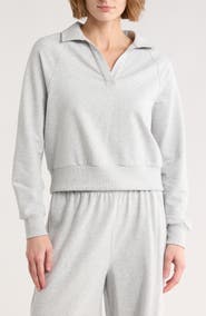 Z by Zella Relay French Terry Polo Sweatshirt
