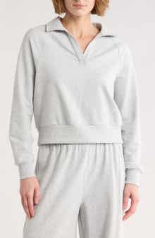 Z by Zella Relay French Terry Polo Sweatshirt