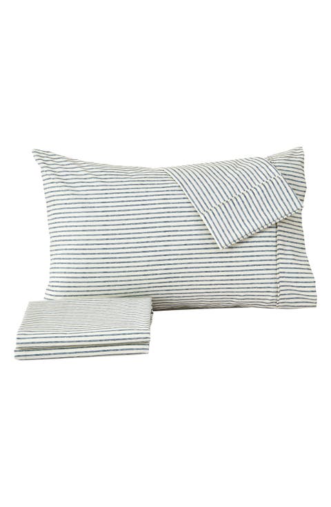 Stripe Microfiber Sheet Set