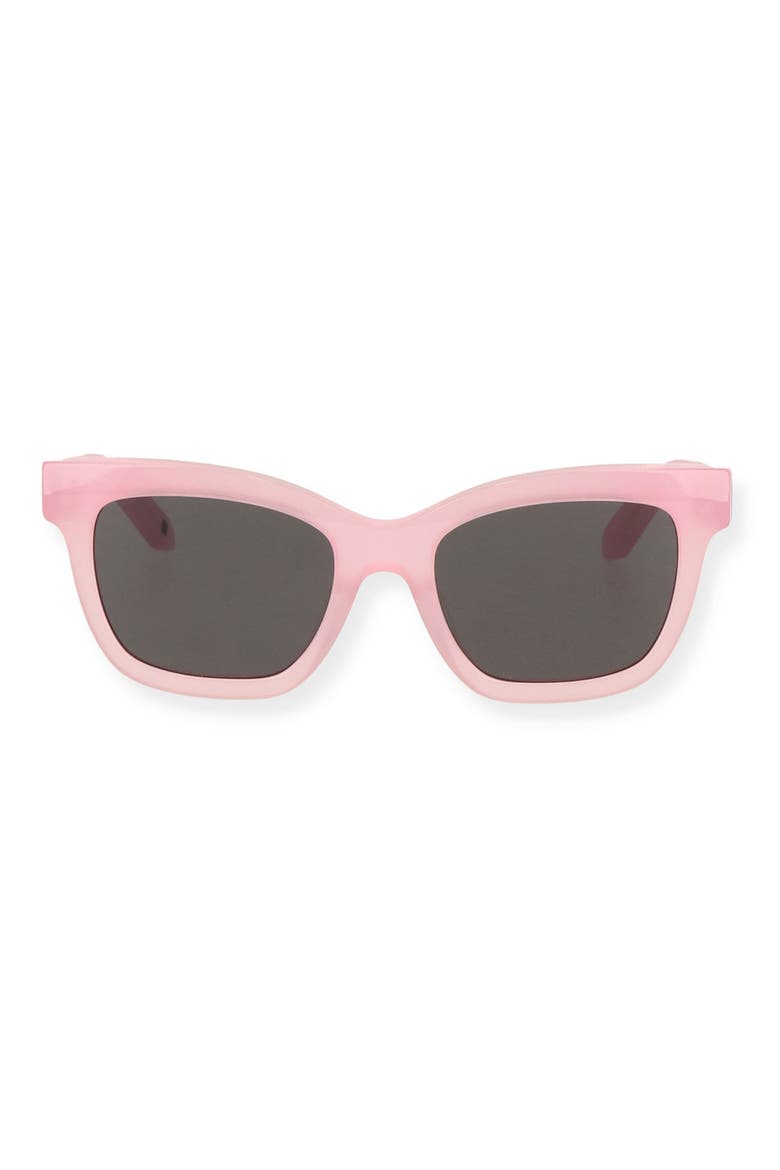 Lincoln 52mm Square Sunglasses, Main, color, PINK DARK GREY
