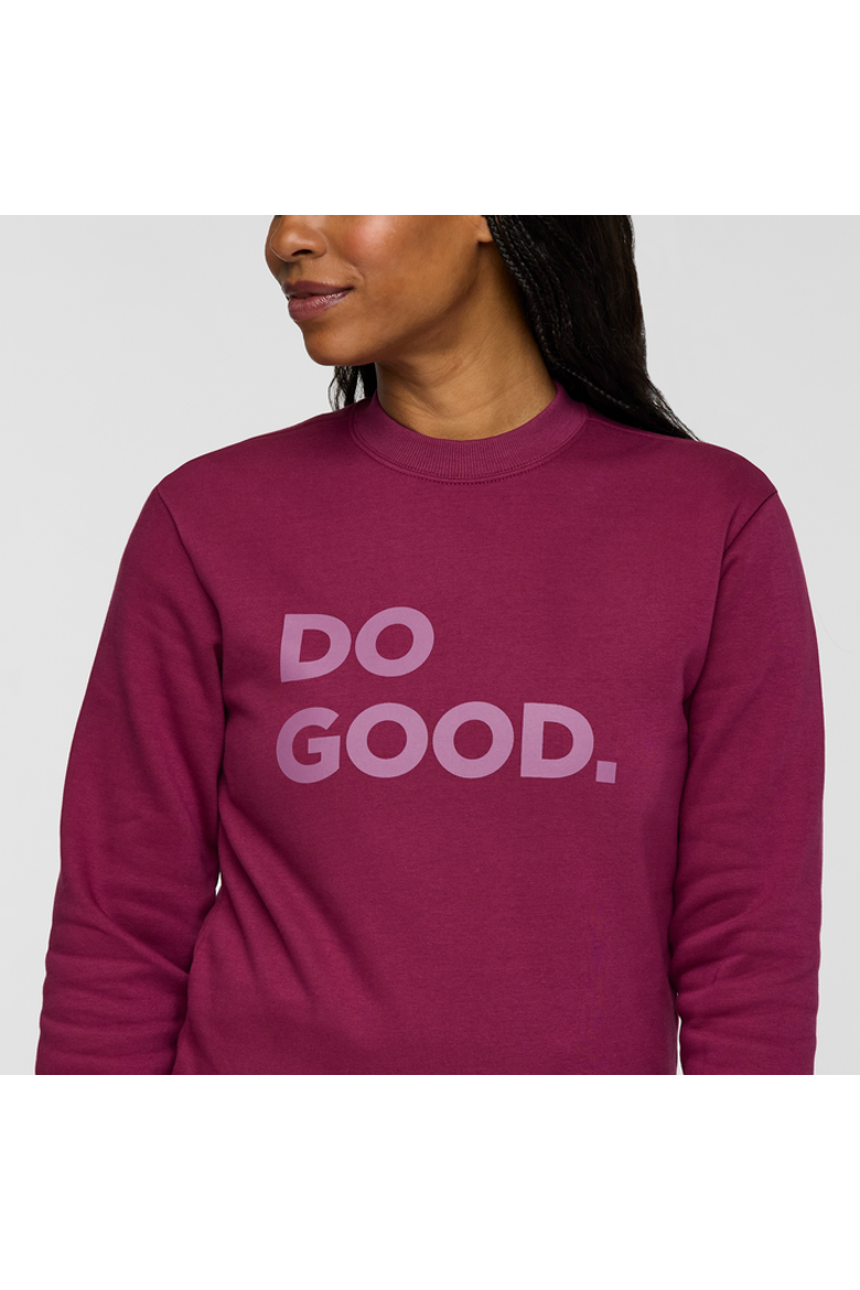 Do Good Crew Sweatshirt - Women's, Alternate, color, Jam