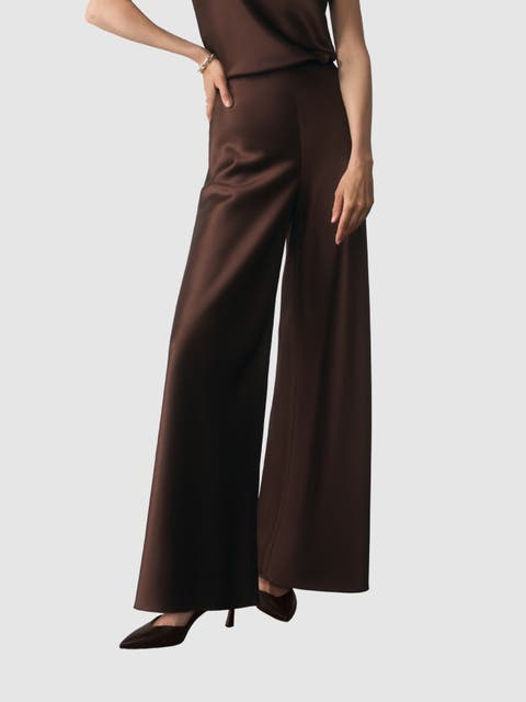 Lucena High Rise Wide Leg Trousers