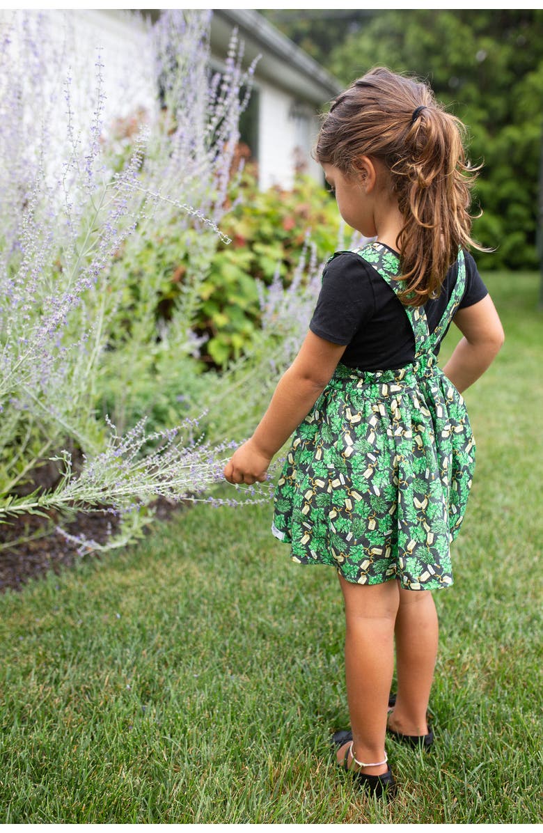 WORTHY THREADS Pinafore Dress, Alternate, color, Green