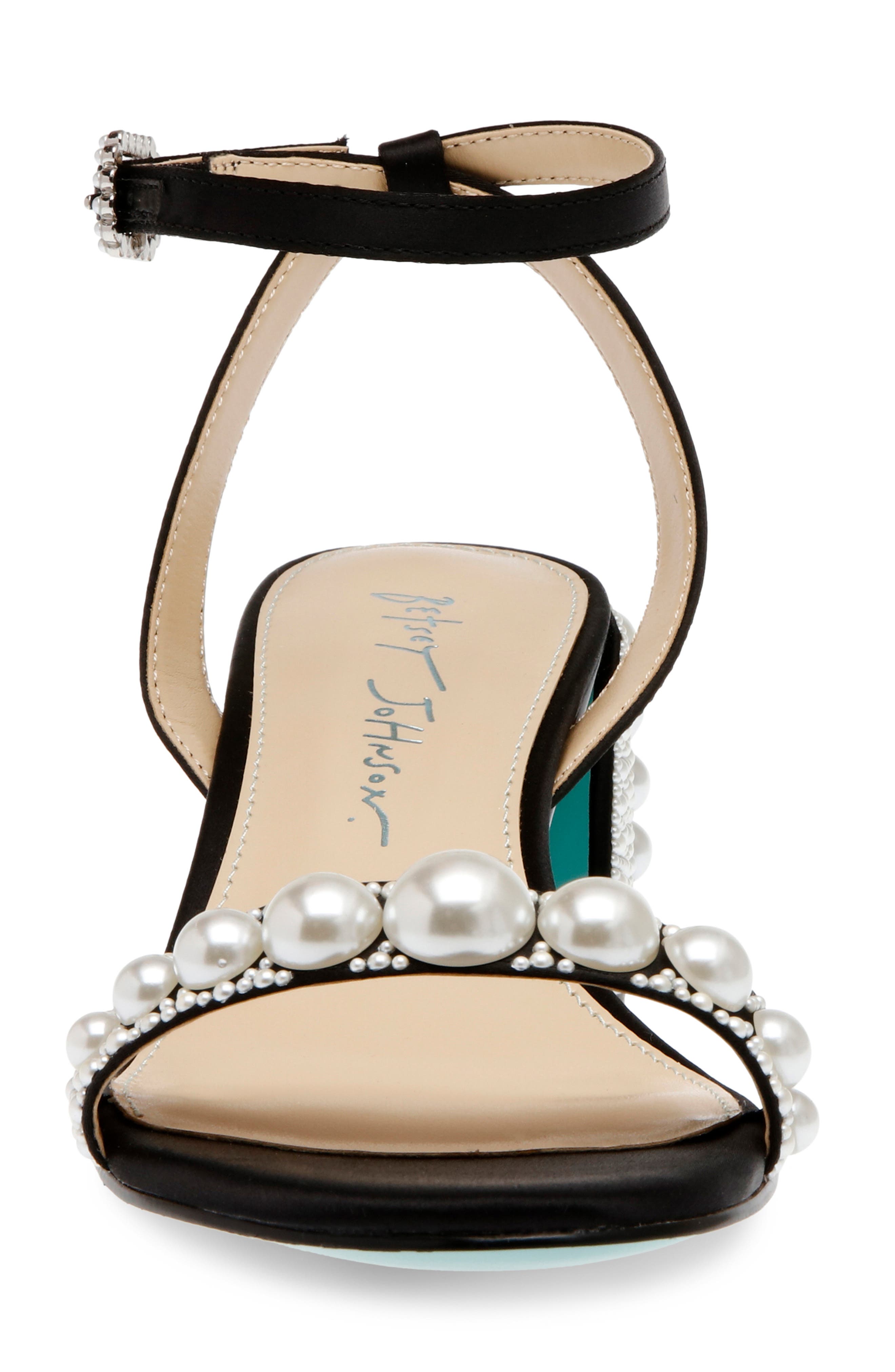 Betsey Johnson Tina Ankle Strap Sandal, Alternate, color, 