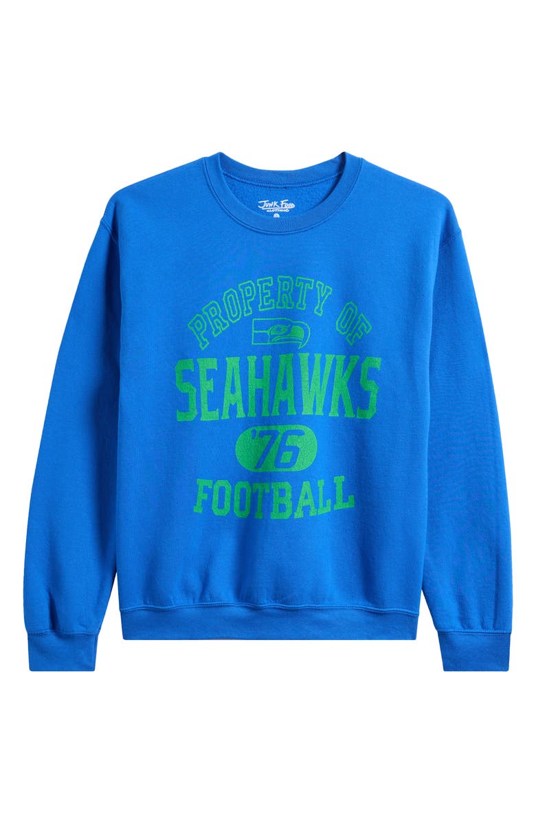 Junk Food NFL Seahawks Property Graphic Sweatshirt, Main, color, Royal