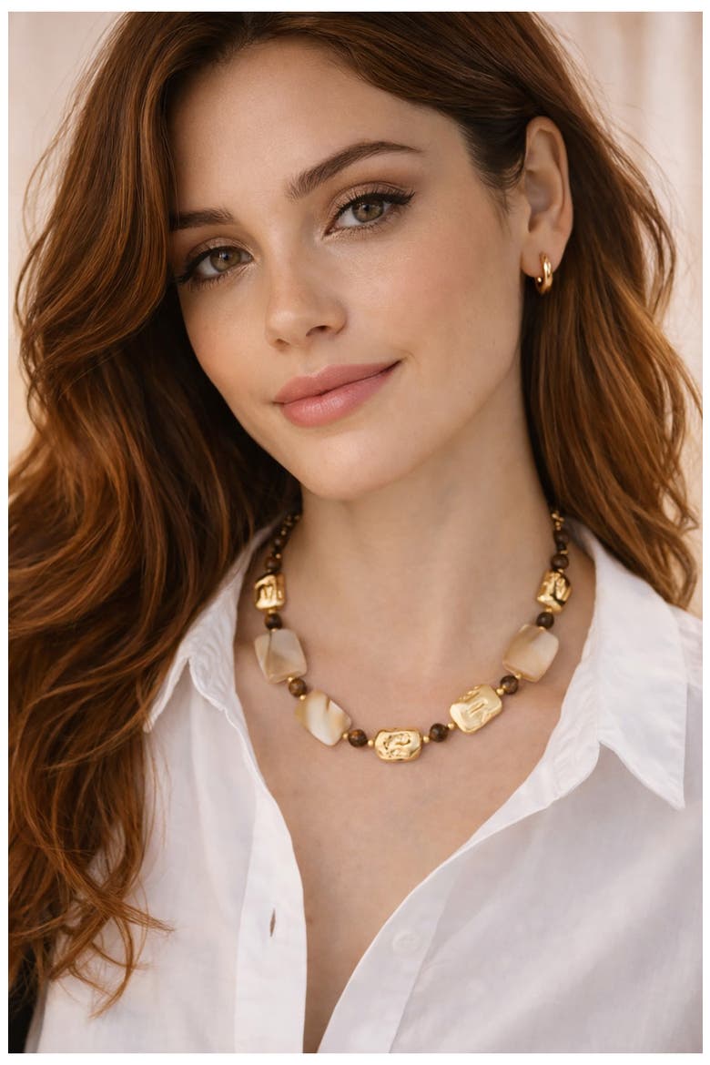 Sophia Collar Necklace, Alternate, color, GOLD