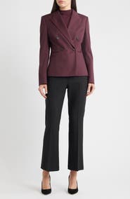 BOSS Jiamia Virgin Wool Double Breasted Blazer