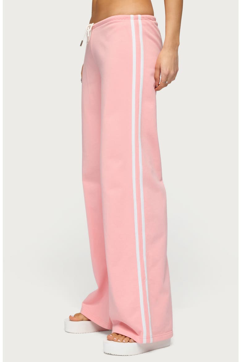 Cammile Contrast Stripe Sweatpants, Alternate, color, LIGHT-PINK