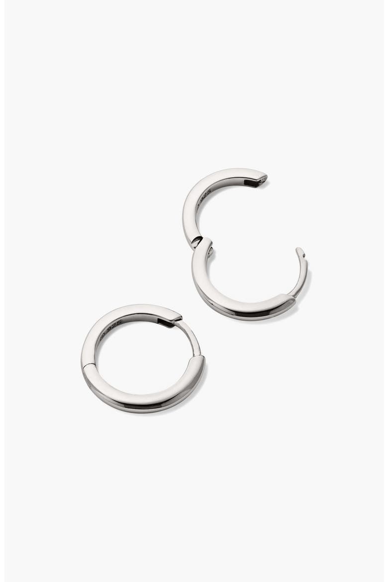 Tube Medium Hoops, Alternate, color, Sterling Silver