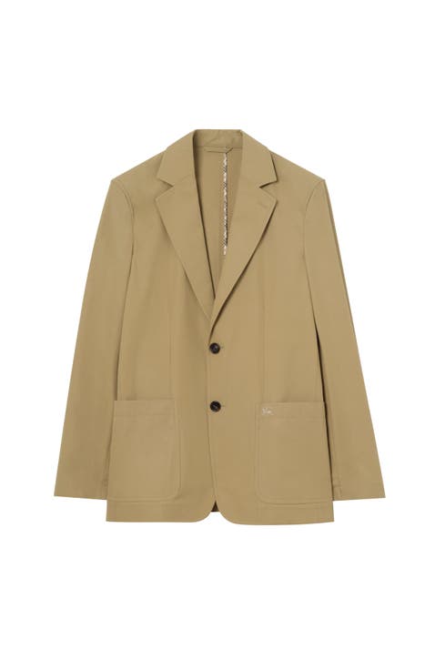 Technical Cotton Tailored Jacket