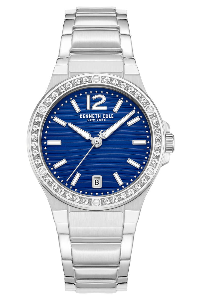 Glenville Bracelet Watch, 32mm, Main, color, SILVER