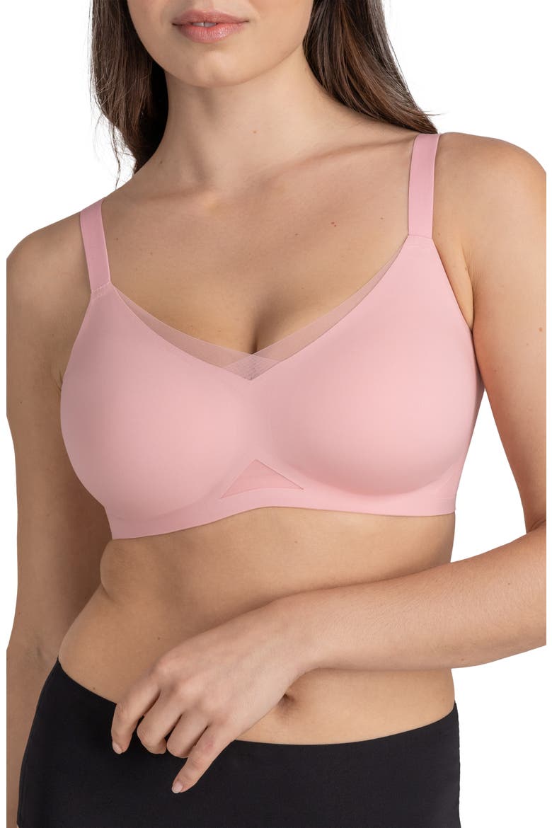 Liftwear Crossover Bra, Main, color, PINK CLOUD