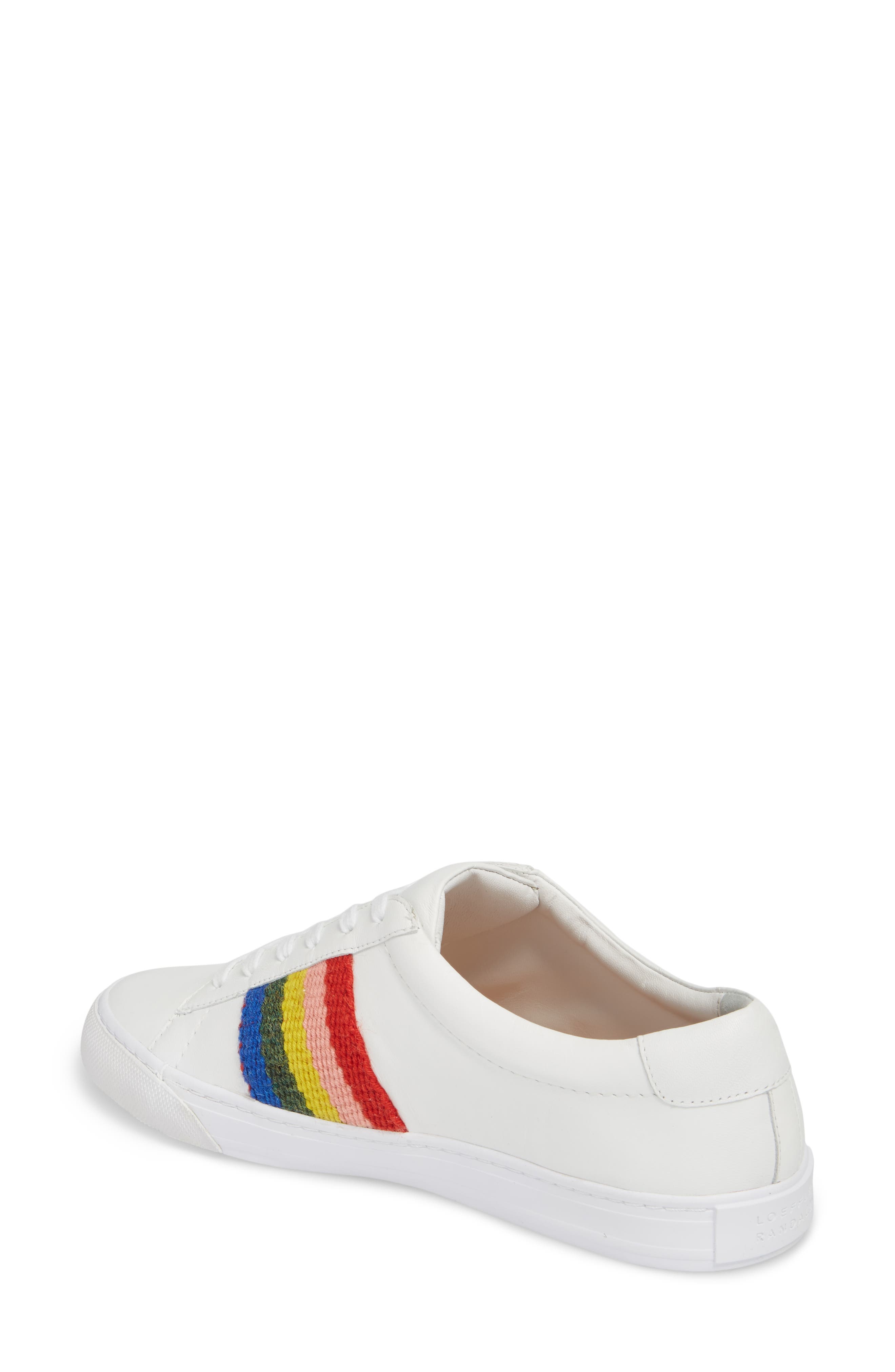 Loeffler Randall Logan Rainbow Sneaker, Alternate, color, 
