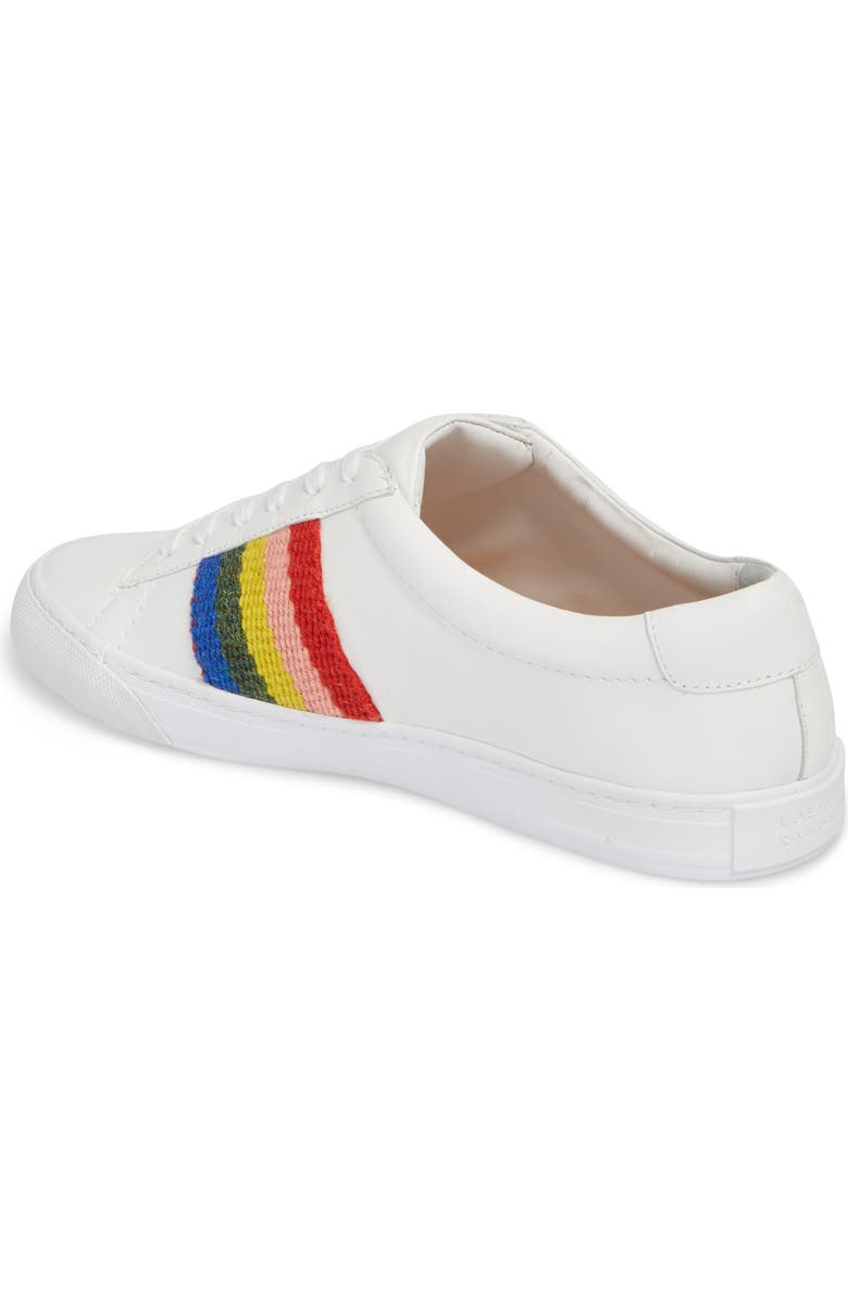 Loeffler Randall Logan Rainbow Sneaker, Alternate, color,