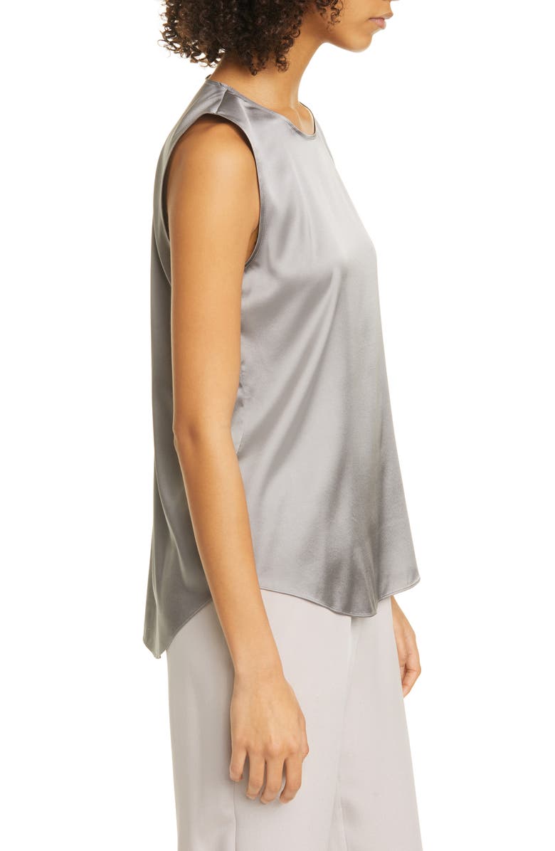 Eileen Fisher Stretch Silk Tank, Alternate, color, 
