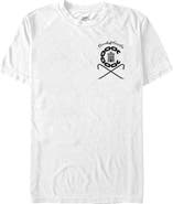Crooks & Castles Men's Crooks & Castles Ancient Tower Badge Graphic T-Shirt