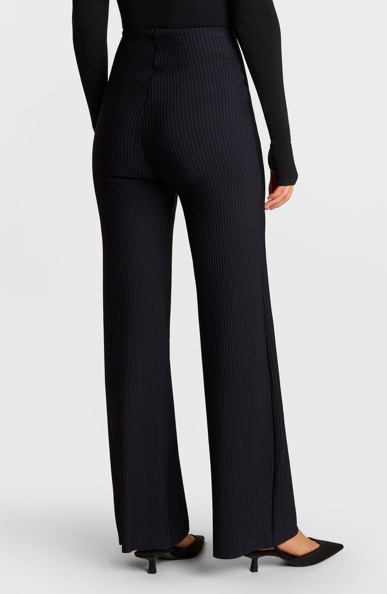 Commando Neoprene CEO Stripe Pants, Alternate, color, Navy Stripe