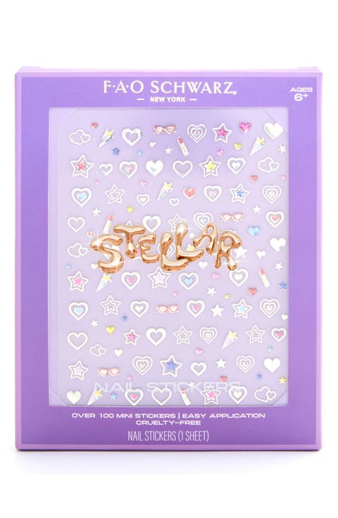 Kids' Mega Star Nail Stickers