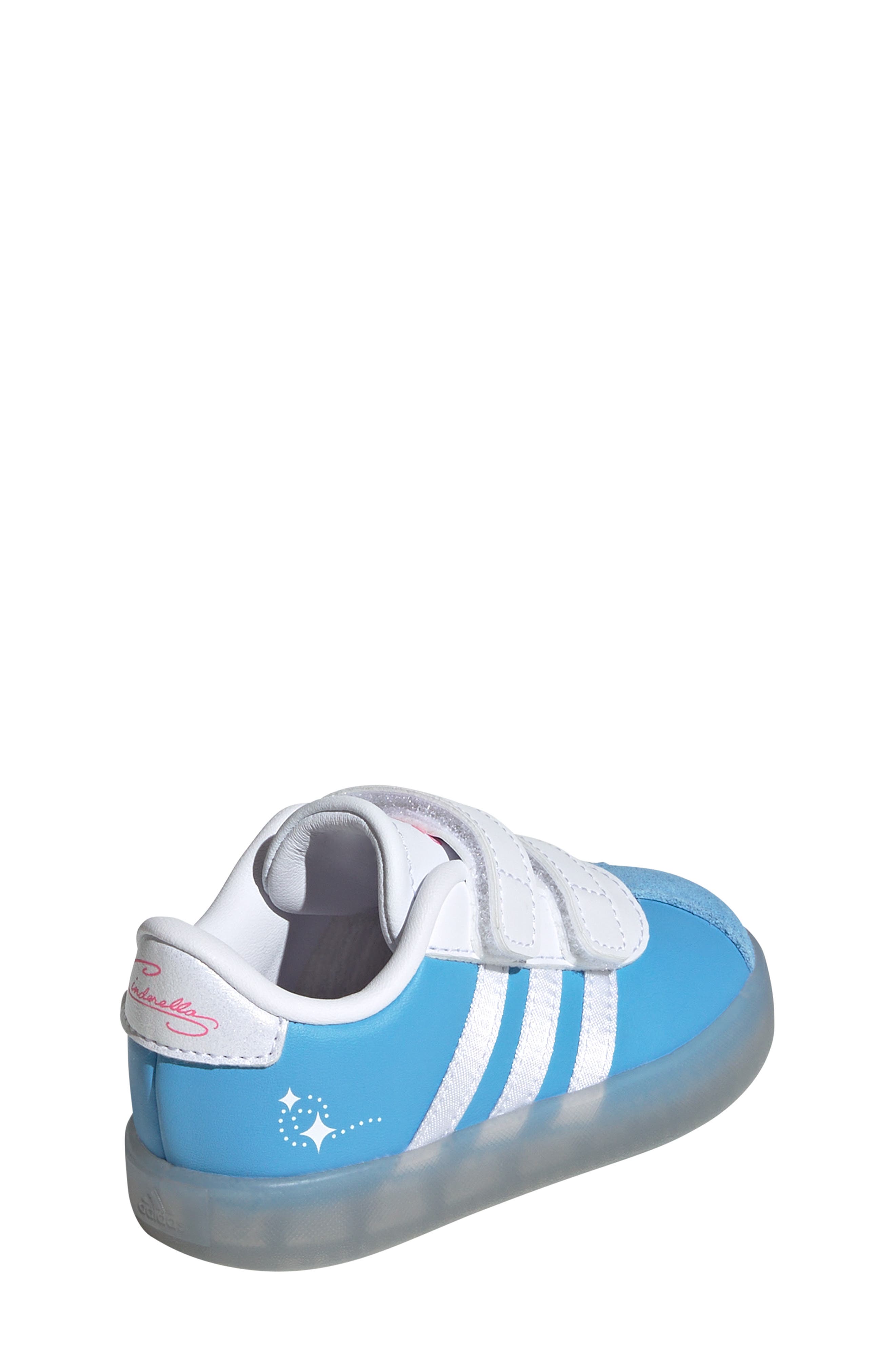 adidas Kids' VL Court 3.0 Cinderella Sneaker, Alternate, color, 