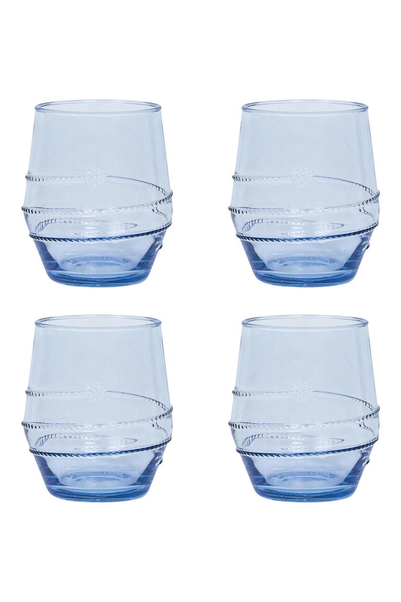 Amalia Set of 4 Acrylic Tumblers, Main, color, OCEAN