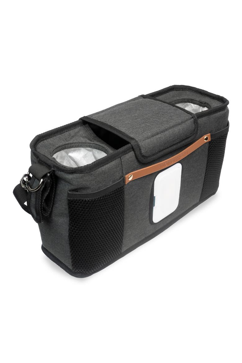 2-Cupholder Parent Console, Alternate, color, BLACK