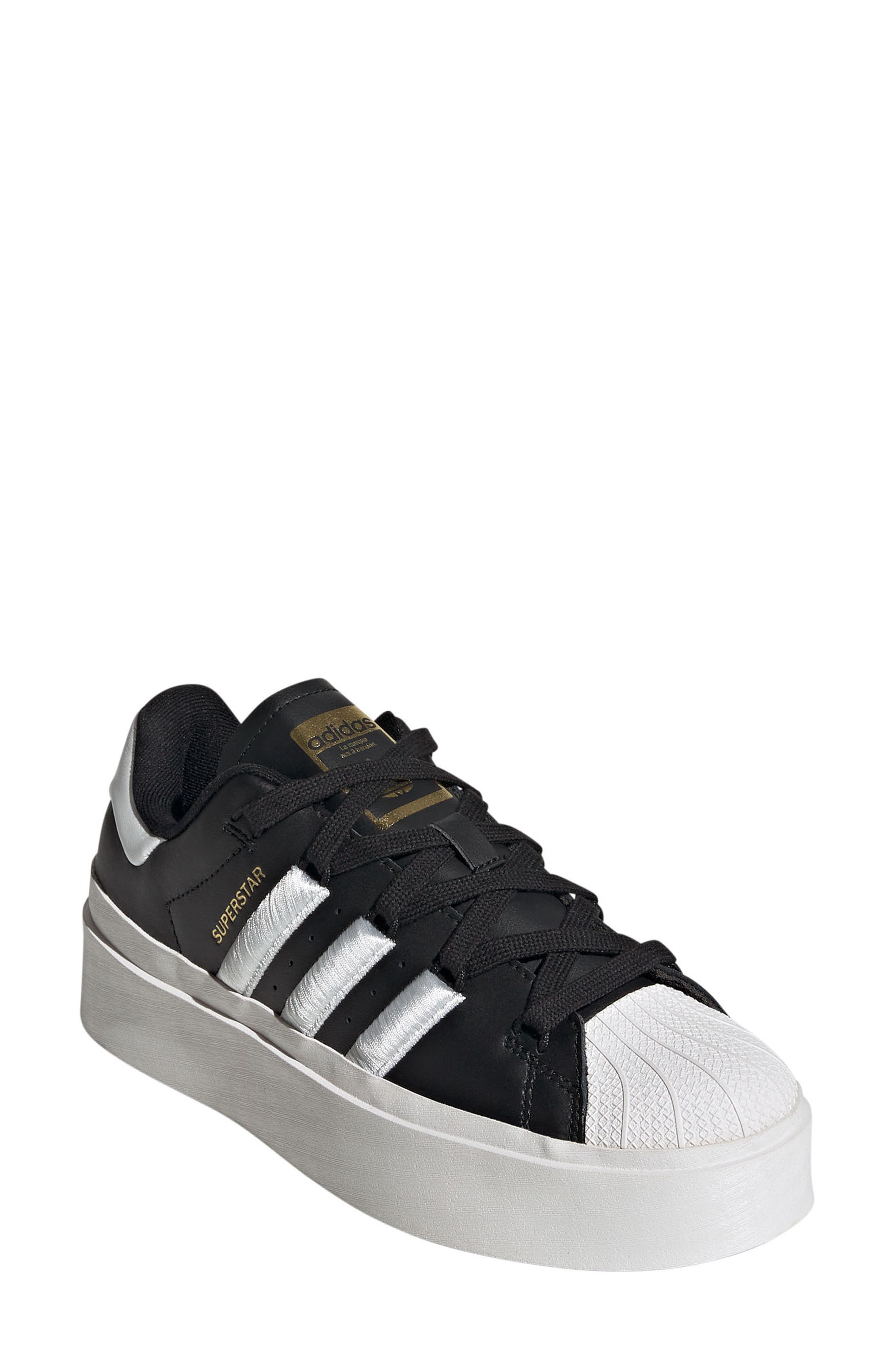 adidas Superstar Bonega Platform Sneaker, Main, color, 