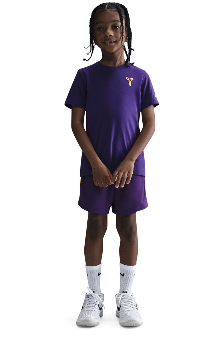 Nike Kids' Kobe Cotton Blend T-Shirt, Alternate, color, Court Purple