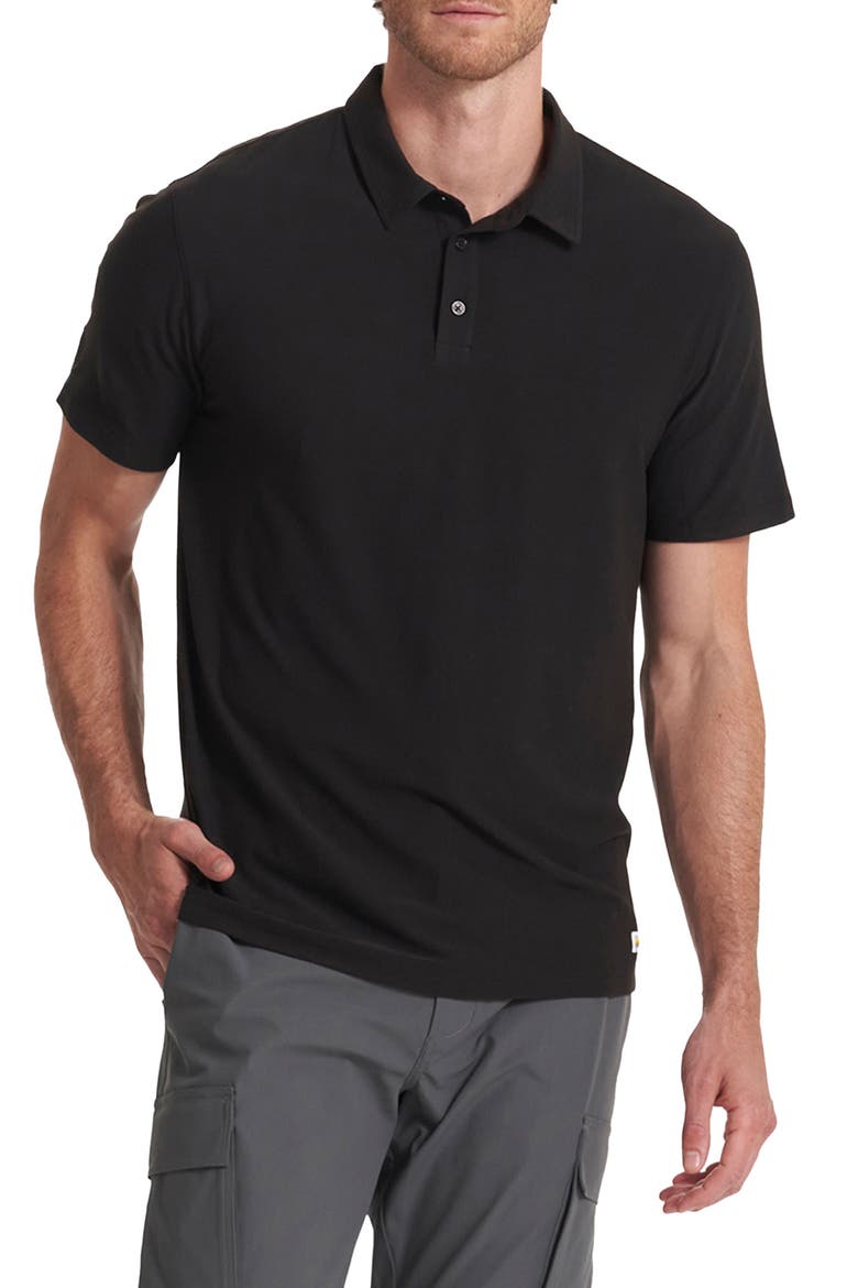 Strato Tech Performance Polo, Main, color, BLACK