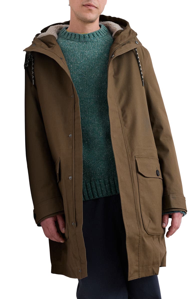 Seasalt Cornwall Tidesman Hooded Waterproof Coat, Main, color, Riverbed