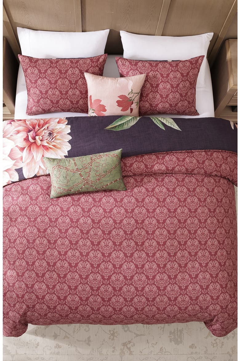 Blush Serenade 5-Piece Comforter Set, Alternate, color, PURPLE
