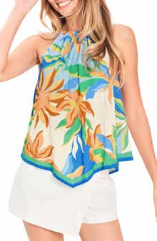 Floral Printed Halter Top