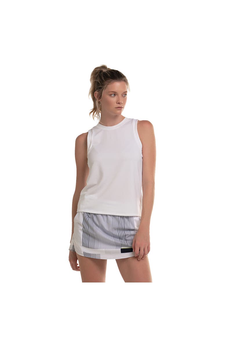 Game Time Womens Tennis Tank, Main, color, White