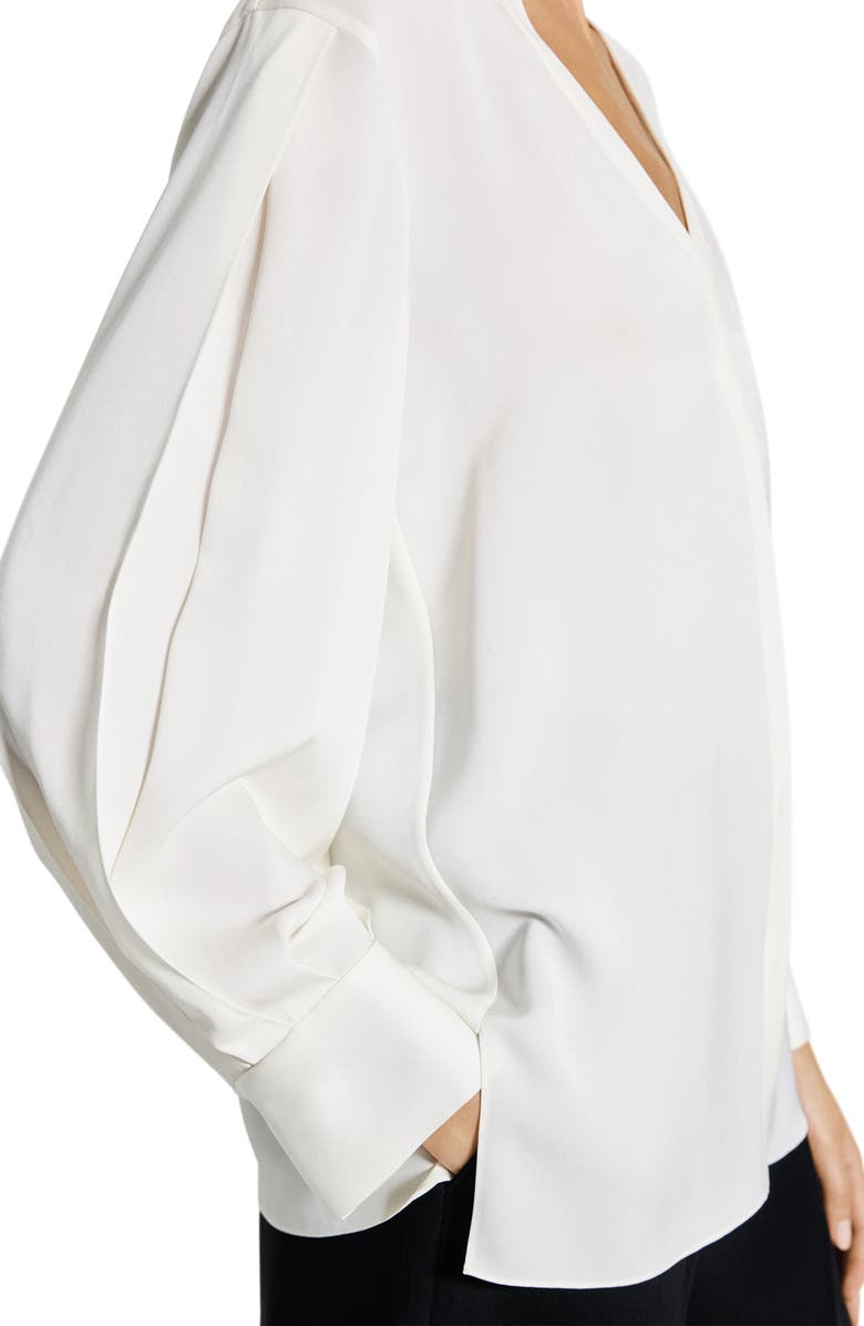 Theory Woven Silk Shirt, Alternate, color, 