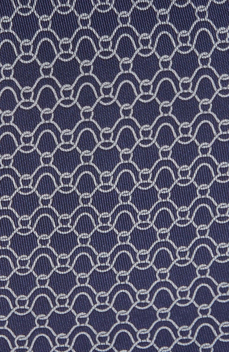 FERRAGAMO Gancini Wave Silk Tie, Alternate, color, 