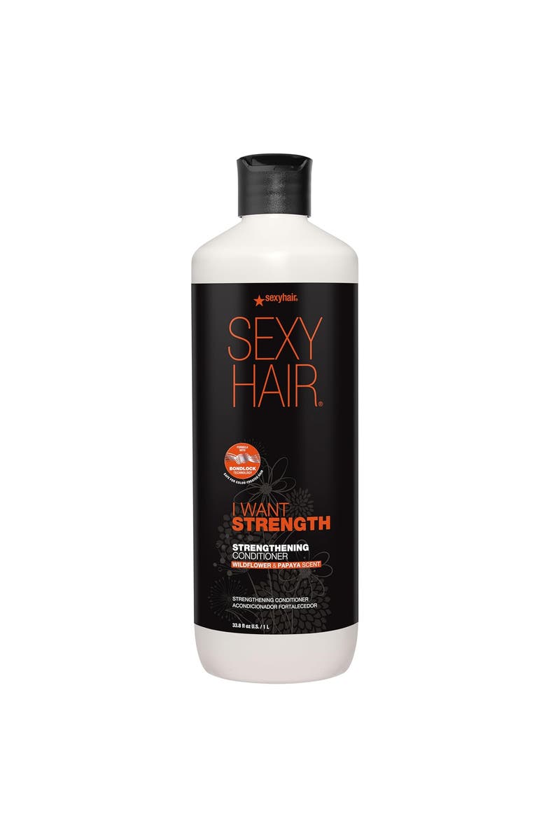 SEXY HAIR I Want Strength Strengthening Conditioner 33.8 oz, Main, color, N/A