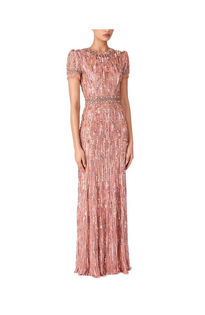 Jenny Packham Roxy Gown, Alternate, color, Cinnamon