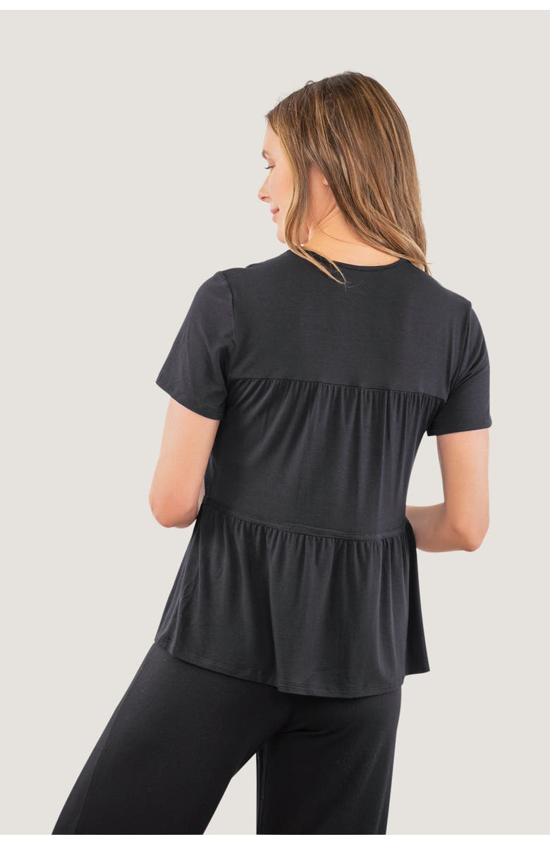 JJwinks Tiered Built-In Shelf Tee, Alternate, color, Black