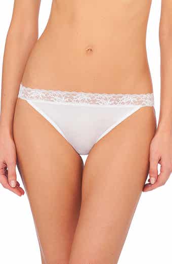 Natori Discreet Lace Trim Jersey Bikini Briefs