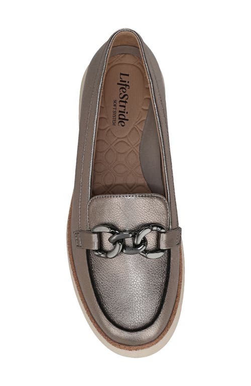 Lifestride Chelsea Bit Platform Loafer In Gold