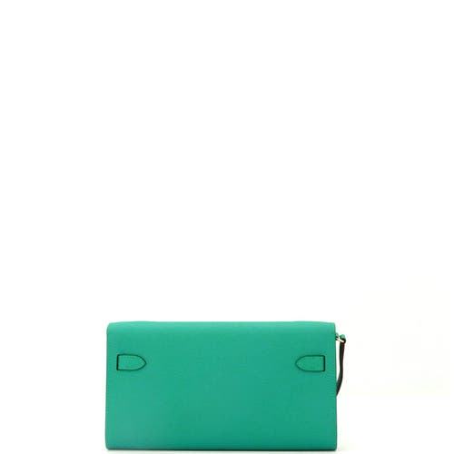 Pre-owned Hermes  Hermes Kelly To Go Wallet Verso Epsom