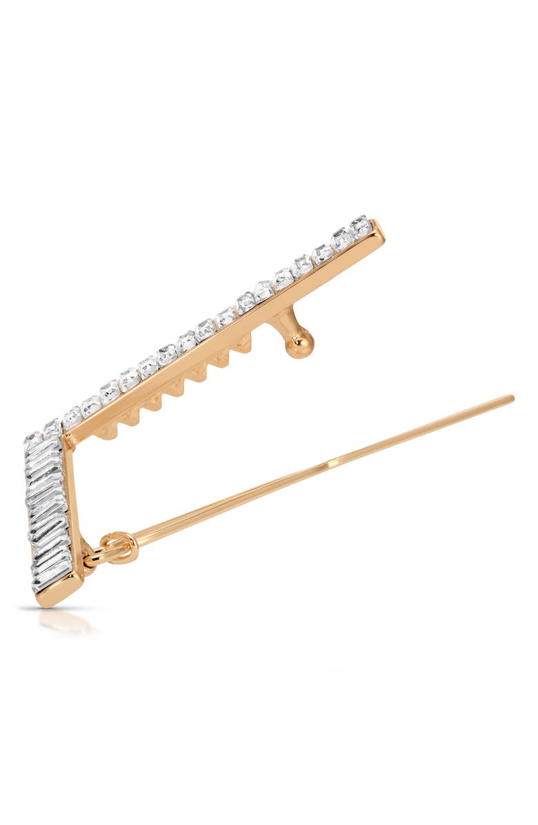 Ettika Crystal Chevron Barrette, Alternate, color, 