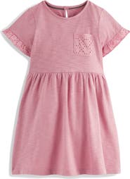 Mini Boden Kids' Eyelet Cotton Dress