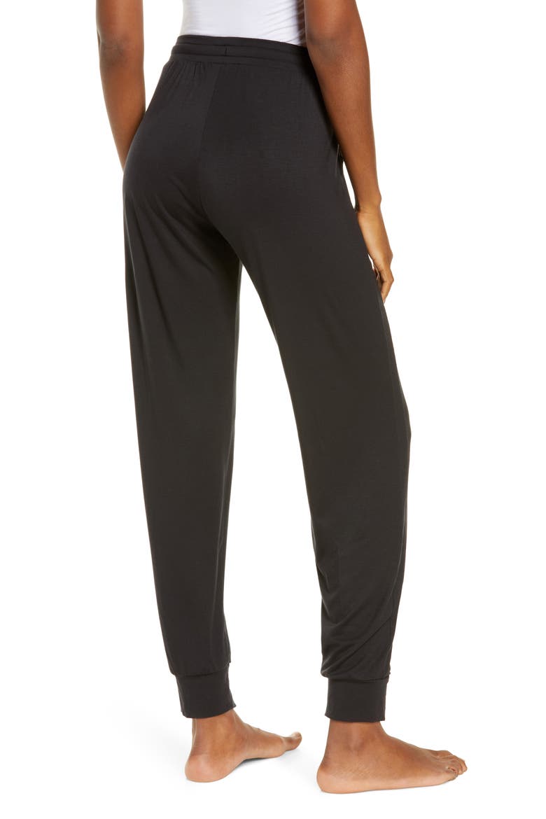 Jersey Joggers, Alternate, color, BLACK